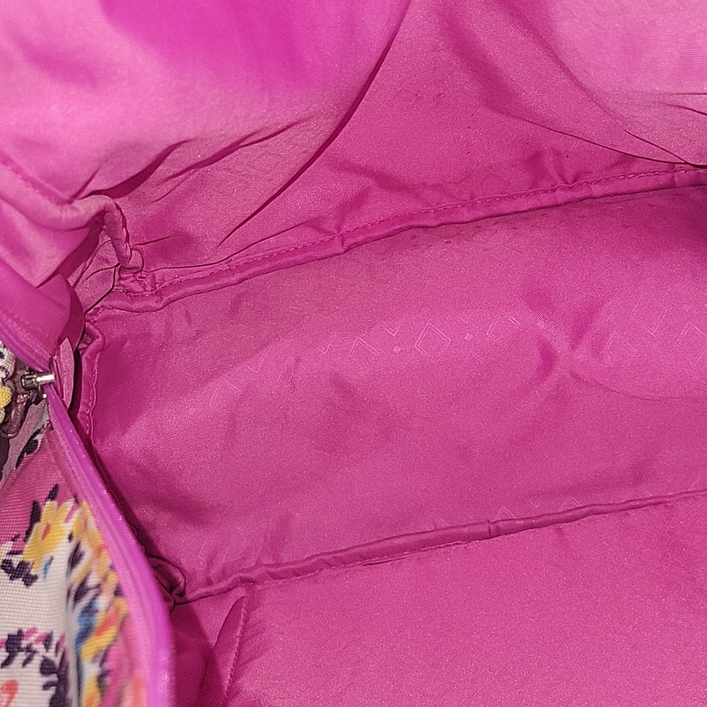 Vera Bradley Pink & Mint Floral Paisley Backpack - Picture 10 of 15